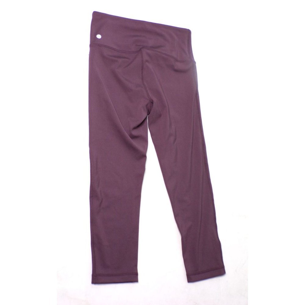 Zella Studio Lite High Waist Capri Crop Leggings Brown Small 4-6 NEW - Picture 8 of 8